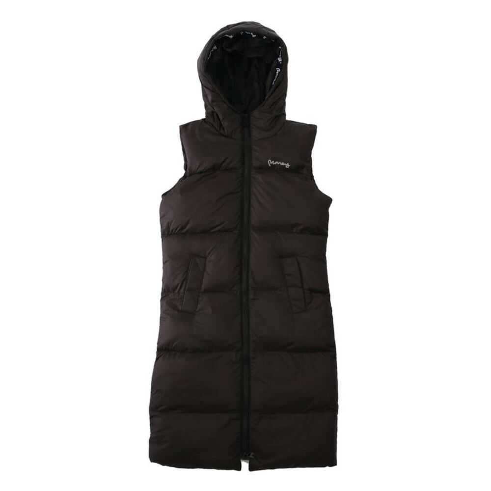 Money Girls Long Length Vest / Black